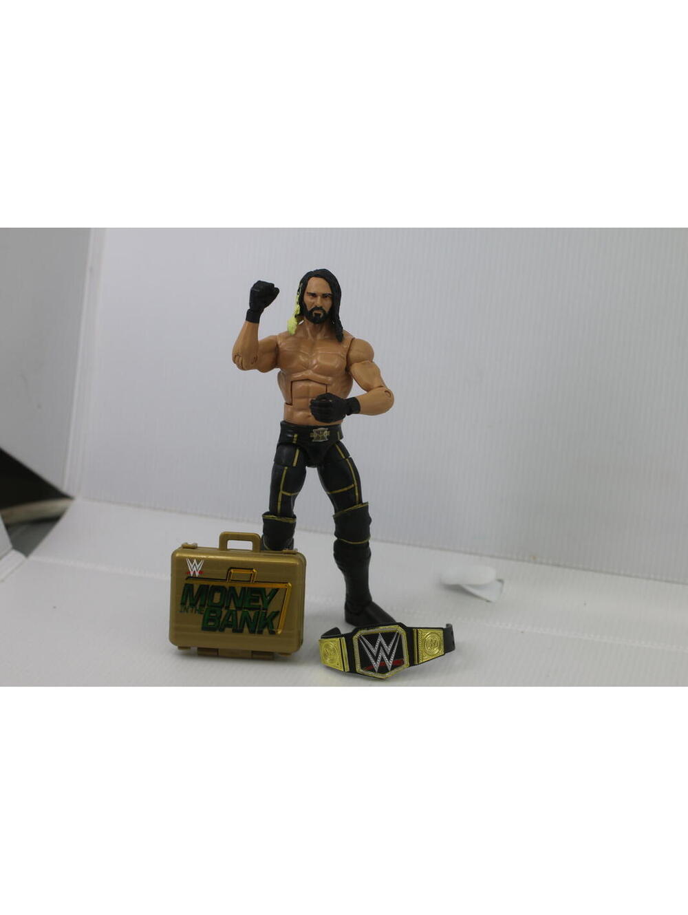 WWE Elite Seth Rollins Cashes In WrestleMania 31 Money In The Bank Action Figure